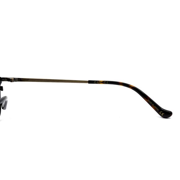NEW GUCCI GG1030OJ 001 BLACK GOLD TITANIUM EYEGLASSES FRAME - Picture 9 of 16